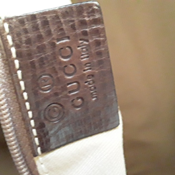 Auth GUCCI Supreme Shoulder bag/tote 2 tone Brown - Picture 9 of 17